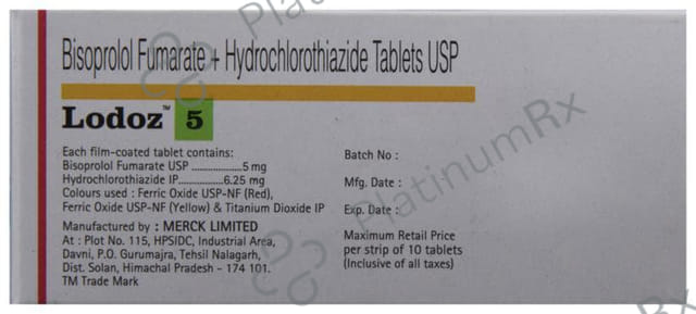 Lodoz 5/6.25mg Tablet 10s