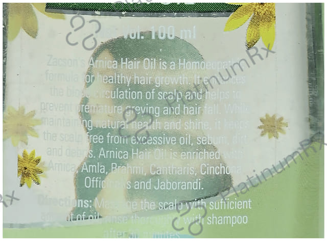Zacson Arnica Hair Oil 100 ml
