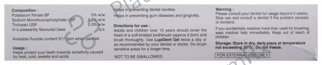 Lupident Gel 100gm