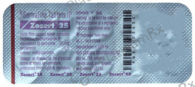 Zosert 25mg Tablet 10s