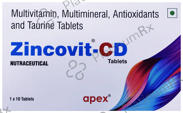 Zincovit CD Nutraceutical Tablet 10s