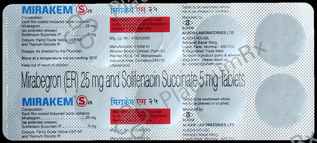 Mirakem S 25/5mg Tablet 10s