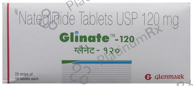 Glinate 120mg Tablet 10s