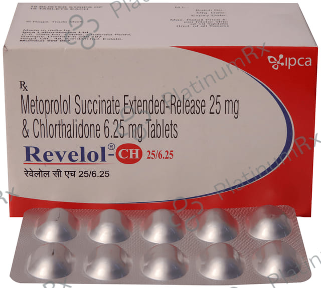 Revelol CH 25/6.25mg Tablet 10s