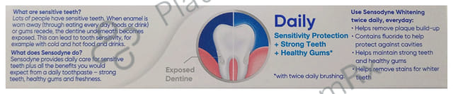 Sensodyne Whitening Sensitive Toothpaste 70gm