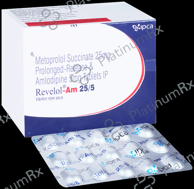 Revelol AM 25/5mg Tablet PR 15s