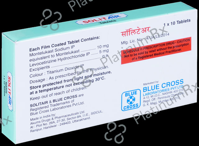 Solitair 5/10mg Tablet 10s