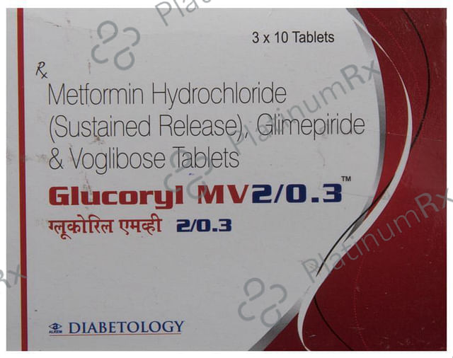 Glucoryl-MV 2/0.3 Tablet SR 10 Tablet SR