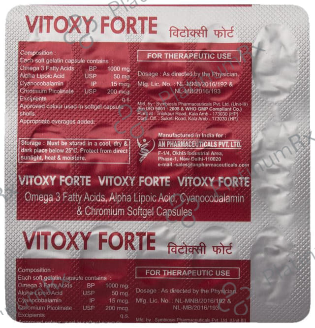 Vitoxy Forte Soft Gelatin Capsule
