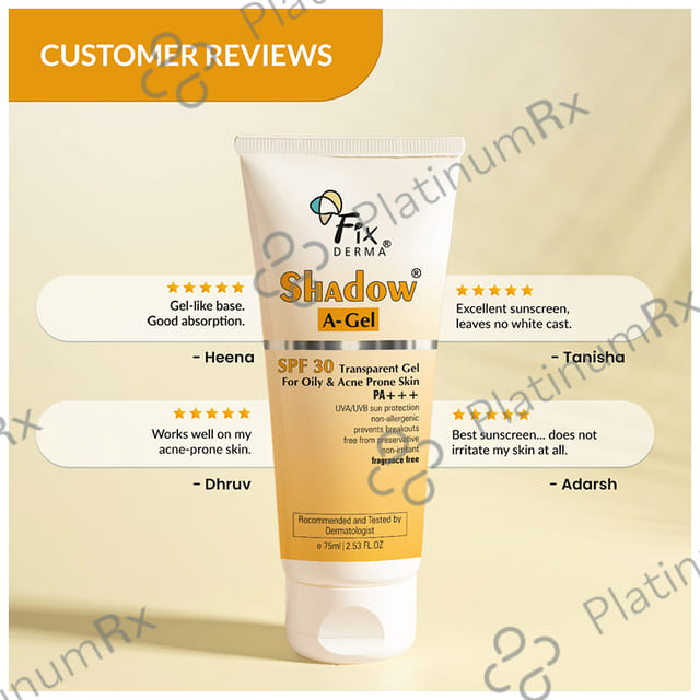 Fixderma Shadow A Gel SPF 30 75ml