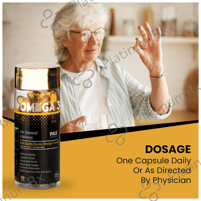 Pax Naturals Omega 3 Softgel Capsule 60s