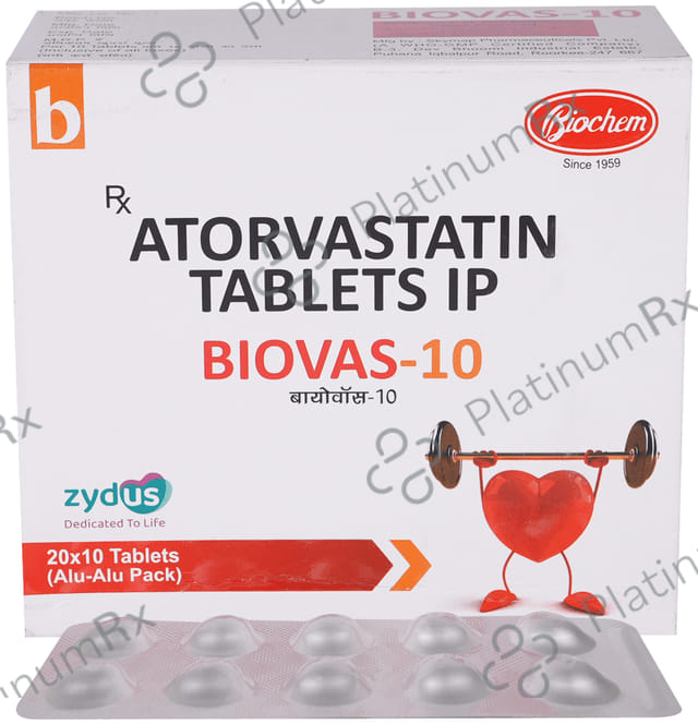 Biovas 10mg Tablet 10s