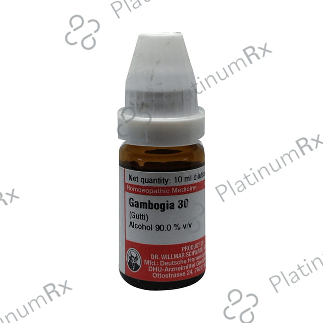 Dr Willmar Schwabe Germany Gambogia Dilution 30