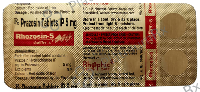 Rhozosin 5 Tablet