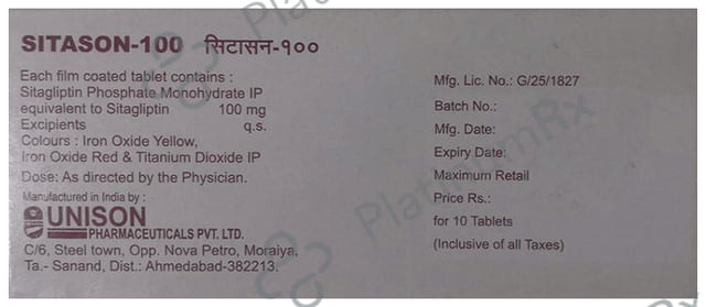 Sitason 100 Tablet