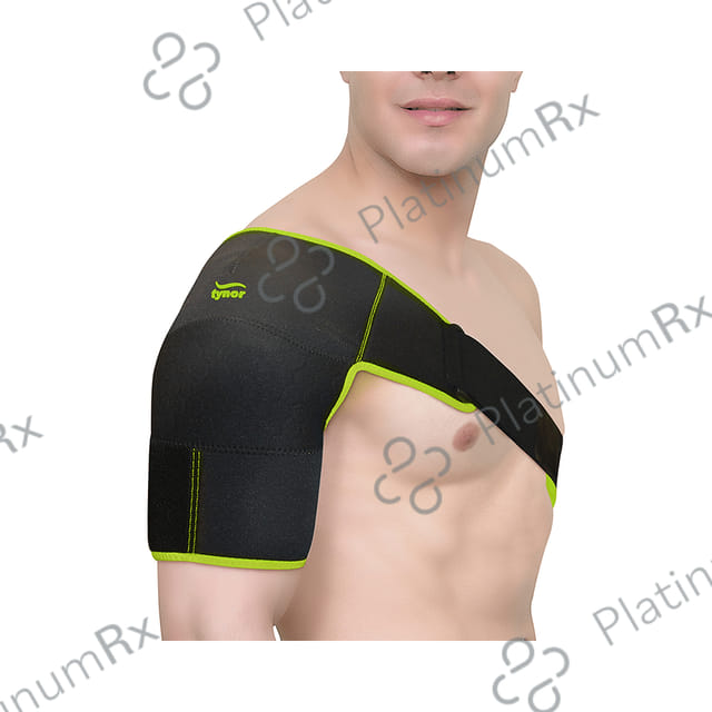 Tynor Shoulder Support Double Lock (Neo) Universal Black and Green