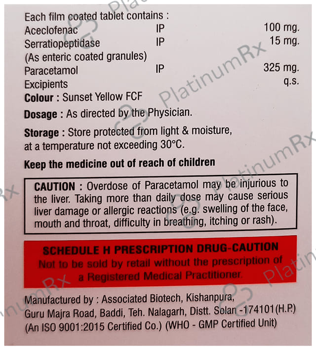 Aceplic Serra Tablet 10s