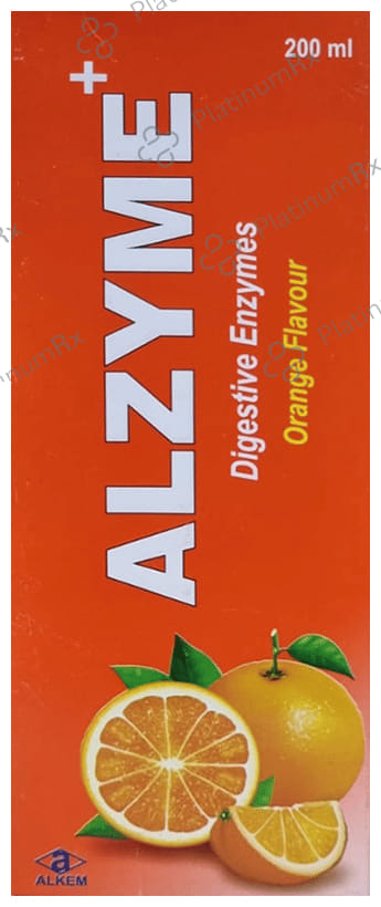 Alzyme + Orange Syrup 200ml