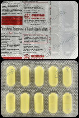 Anafast TH 4/100/325mg Tablet 10s
