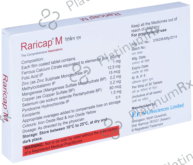 Raricap M Tablet 30s