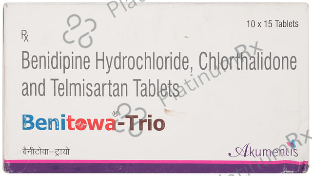 Benitowa Trio 4/40/12.5mg Tablet 15s