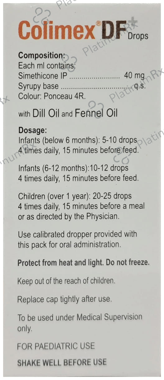 Colimex DF Plus 40mg Oral Drop 15ml