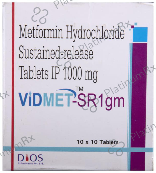 Vidmet-SR 1g Tablet