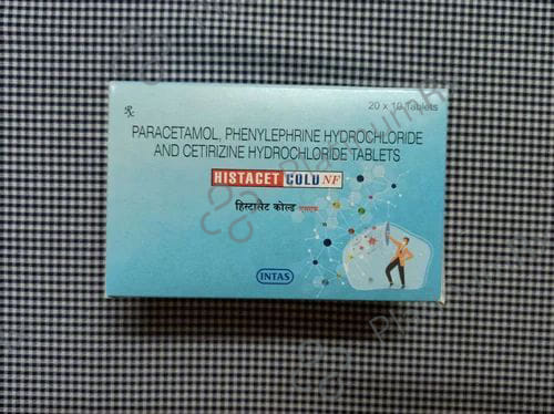 Histacet Cold NF 5/325/5mg Tablet 10s