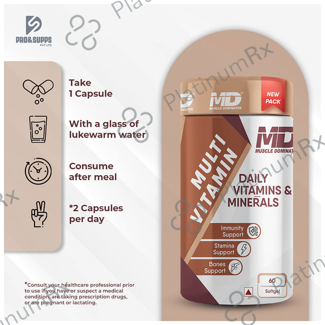 Muscle Dominator Multi Vitamin Softgel