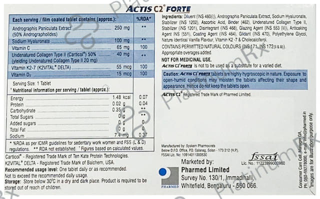 Actis C2 Forte Tablet 10s
