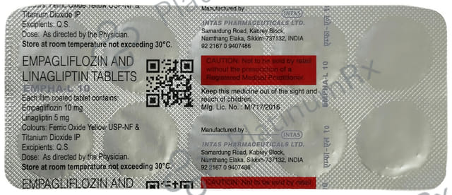 Empha L 10/5mg Tablet 10s