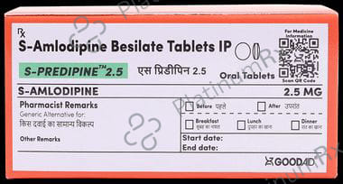 S-Predipine 2.5 Tablet