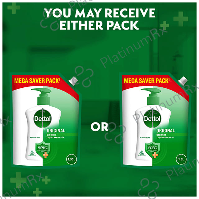 Dettol Liquid Handwash Refill Original Liquid 1500ml