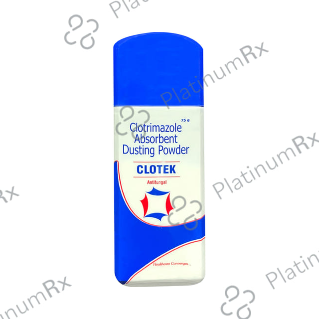 Clotek Antifungal Dusting Powder (75gm Each) 1 Bottle