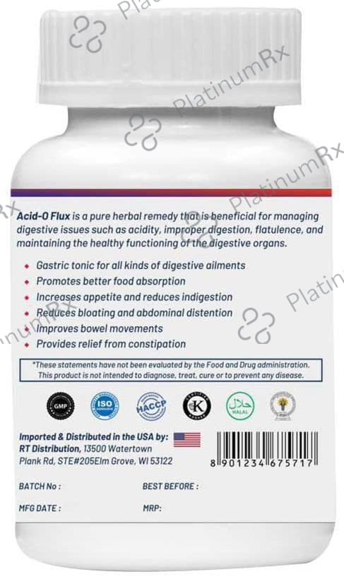 Life Aveda Acid-O Flux Veg Capsule