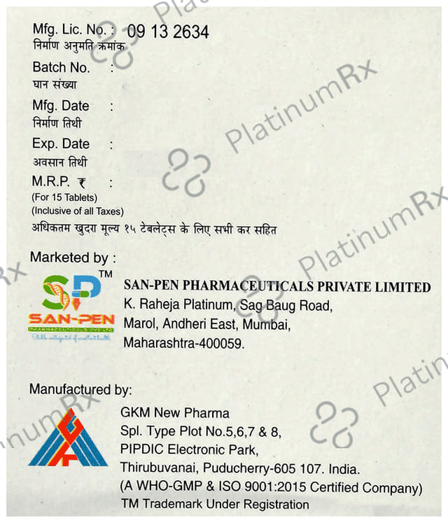 Glimnib M2/500mg Tablet PR 15s