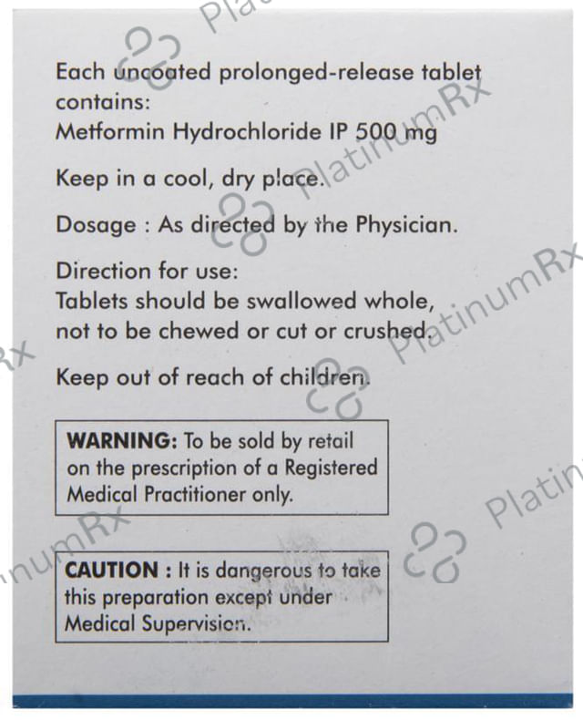 Melmet 500mg Tablet SR 20s