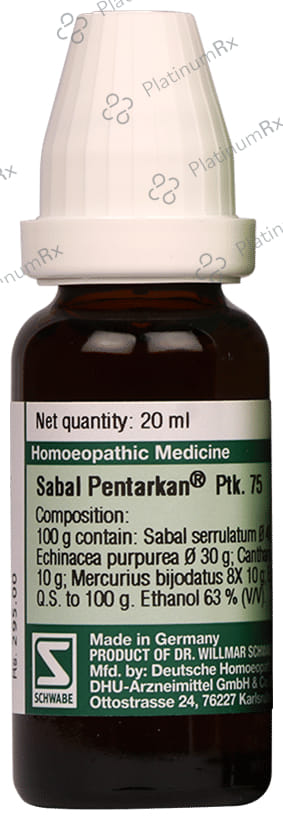 Dr Willmar Schwabe Germany Sabal Pentarkan Ptk. 75 Drop