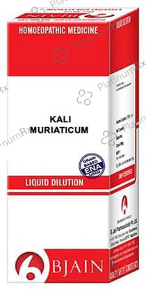 Bjain Kali Muriaticum Dilution 6 CH 12 ml