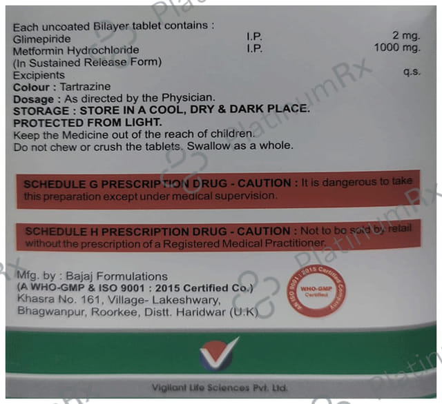 Vigipride-M 2 Forte Tablet SR