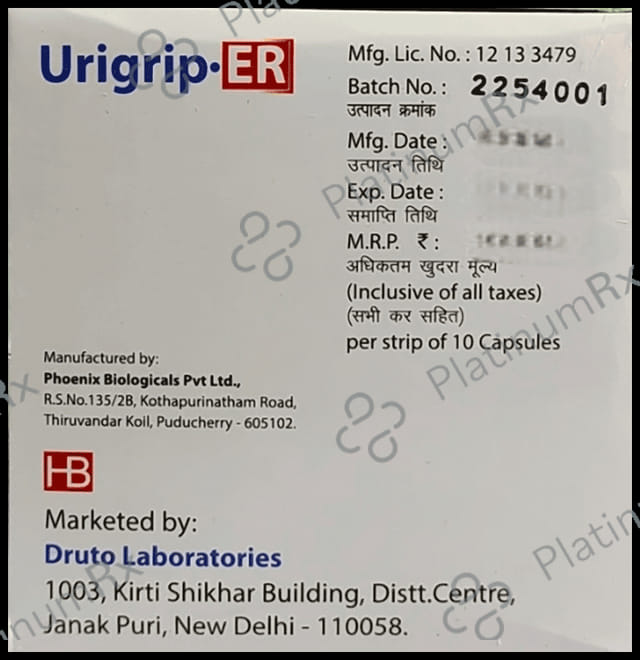 Urigrip 0.4mg Tablet ER