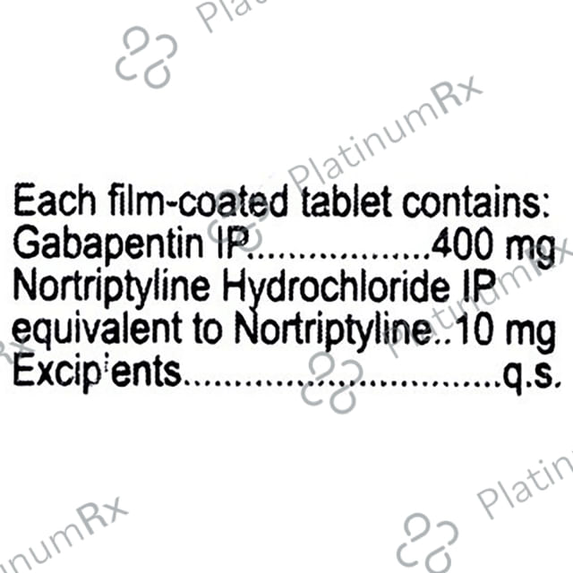 Pentanerv NT 400/10mg Tablet 15s
