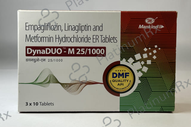 Dynaduo M 25/1000mg Tablet 10s