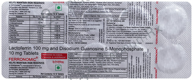 Ferronomic 10/100mg Tablet 10s