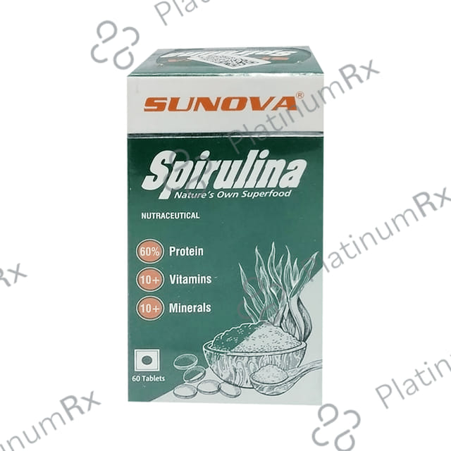 Sunova Organic Spirulina Tablet