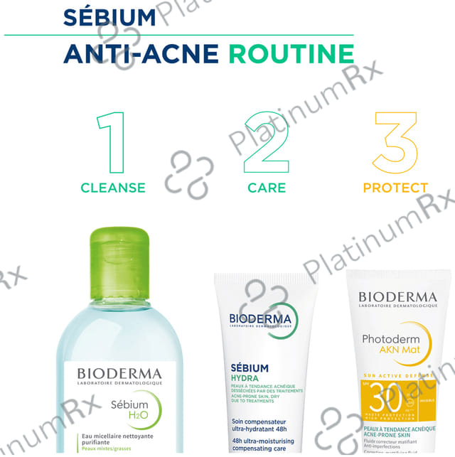 Bioderma Sebium H2O Purifying Cleansing Micelle Solution 250 ml