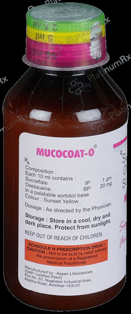 Mucocoat-O Suspension Sugar Free