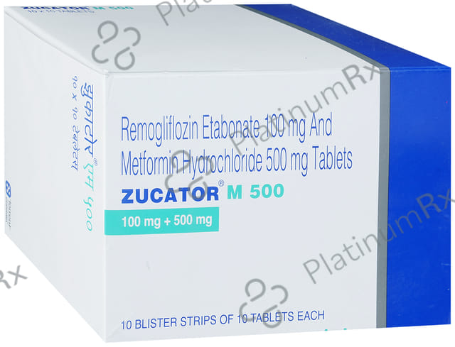 Zucator M 100/500mg Tablet 10s