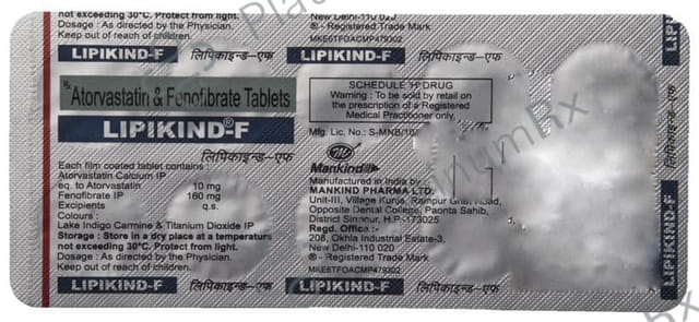 Lipikind F 10/160mg Tablet 10s