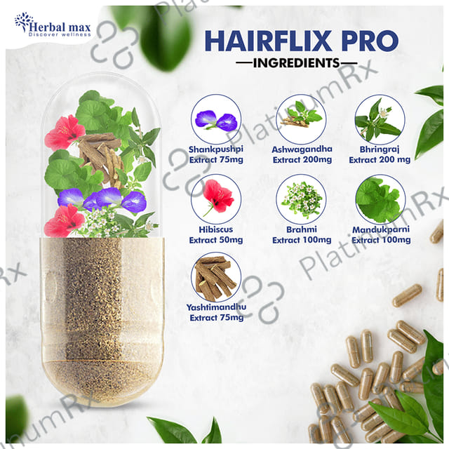 Herbal Max Hairflix Pro Capsule